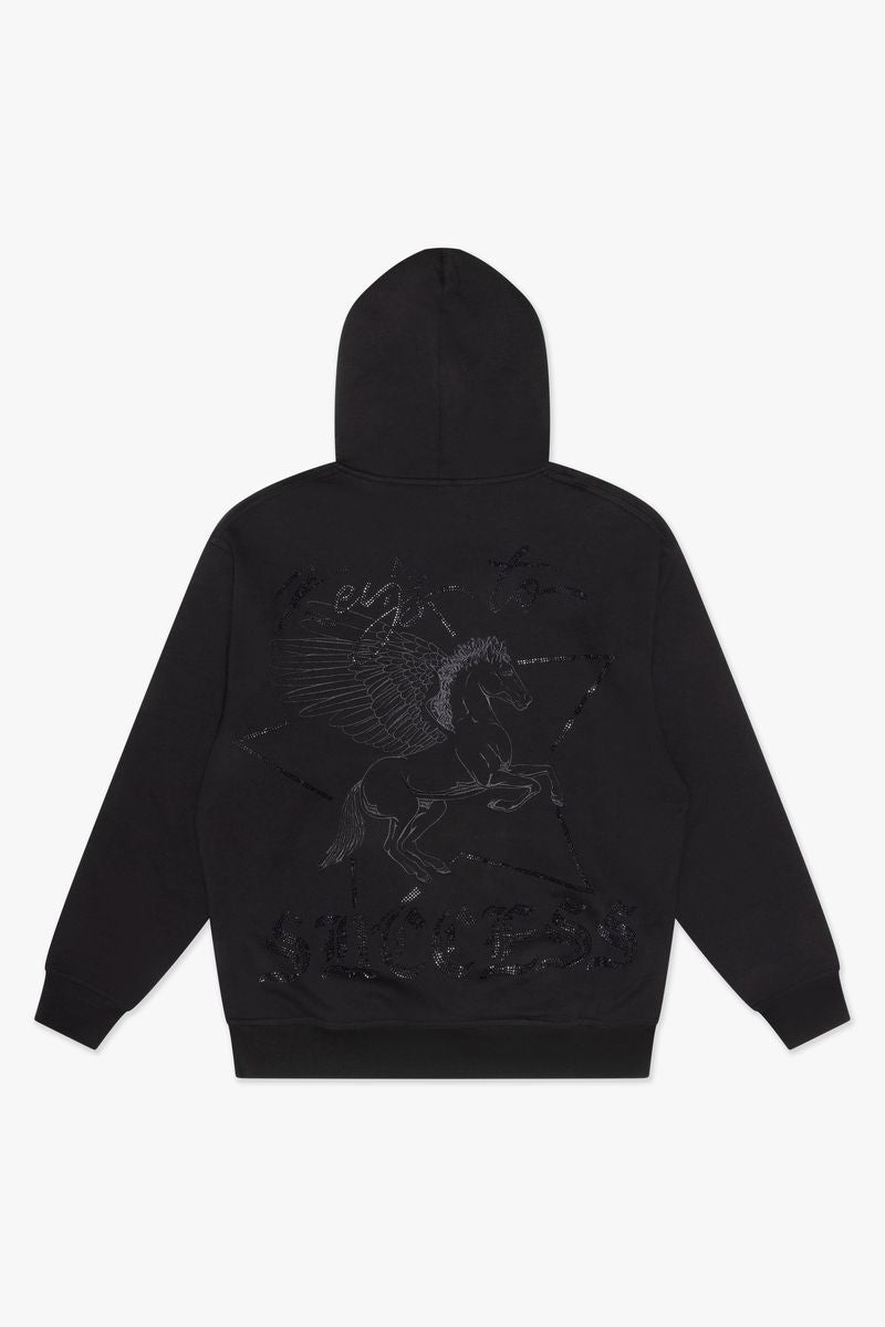VALABASAS "EQUUS" BLACK HOODIE