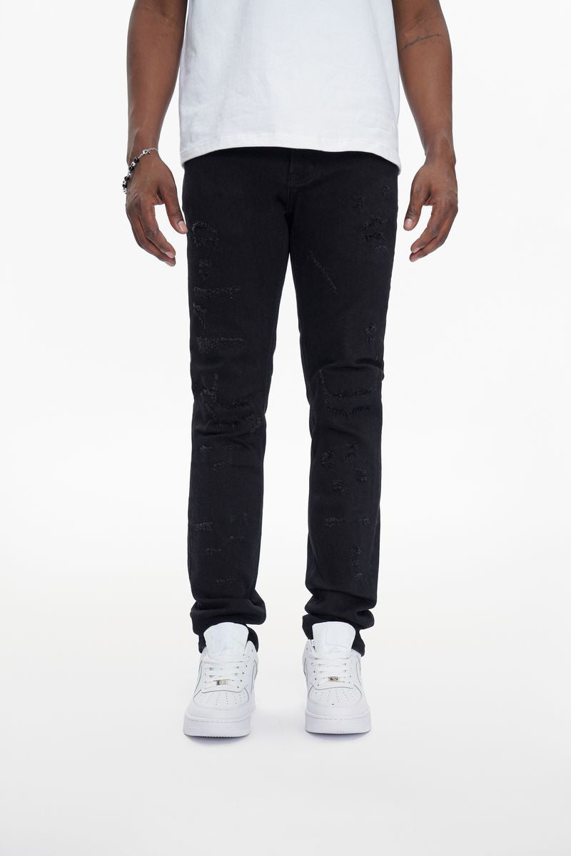 anom “everest” / black slim fit jeans