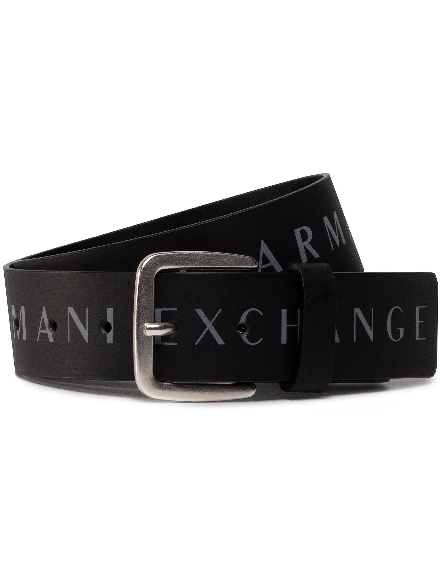 Armani Exchange Black Leather