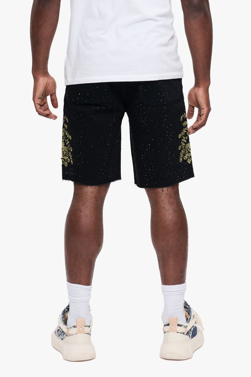 Valabasas written” denim shorts (vlbs-vsh2-1023)