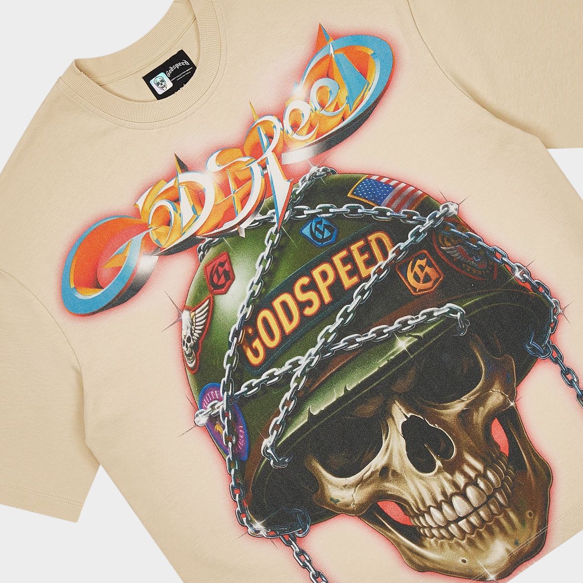 Godspeed Badges of Honor T-shirt (Beige)