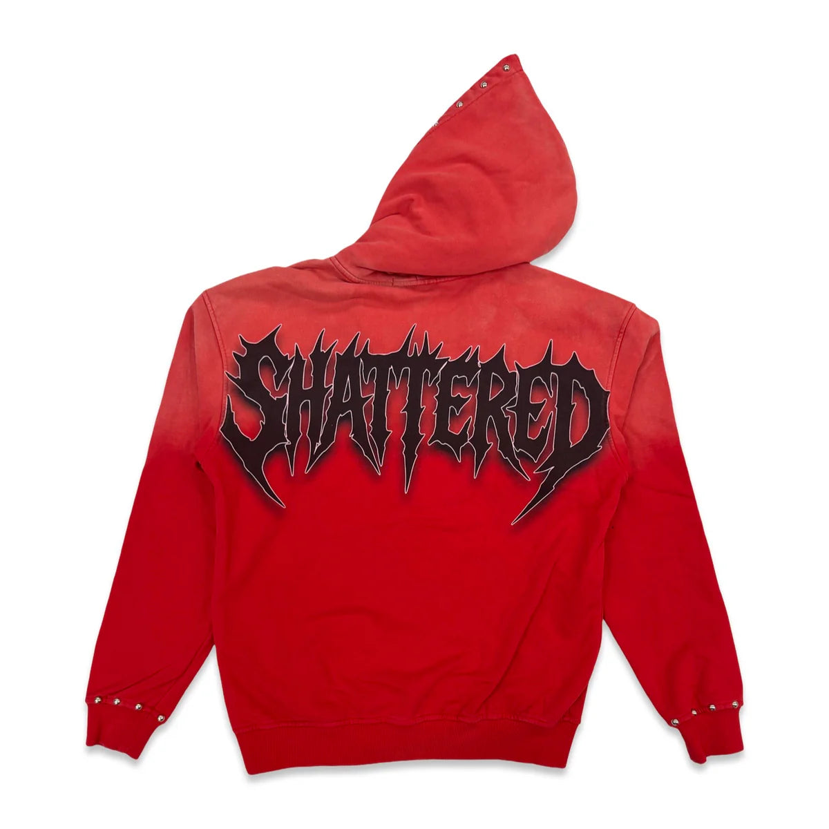 Shattered Anxiety Red Hoodie