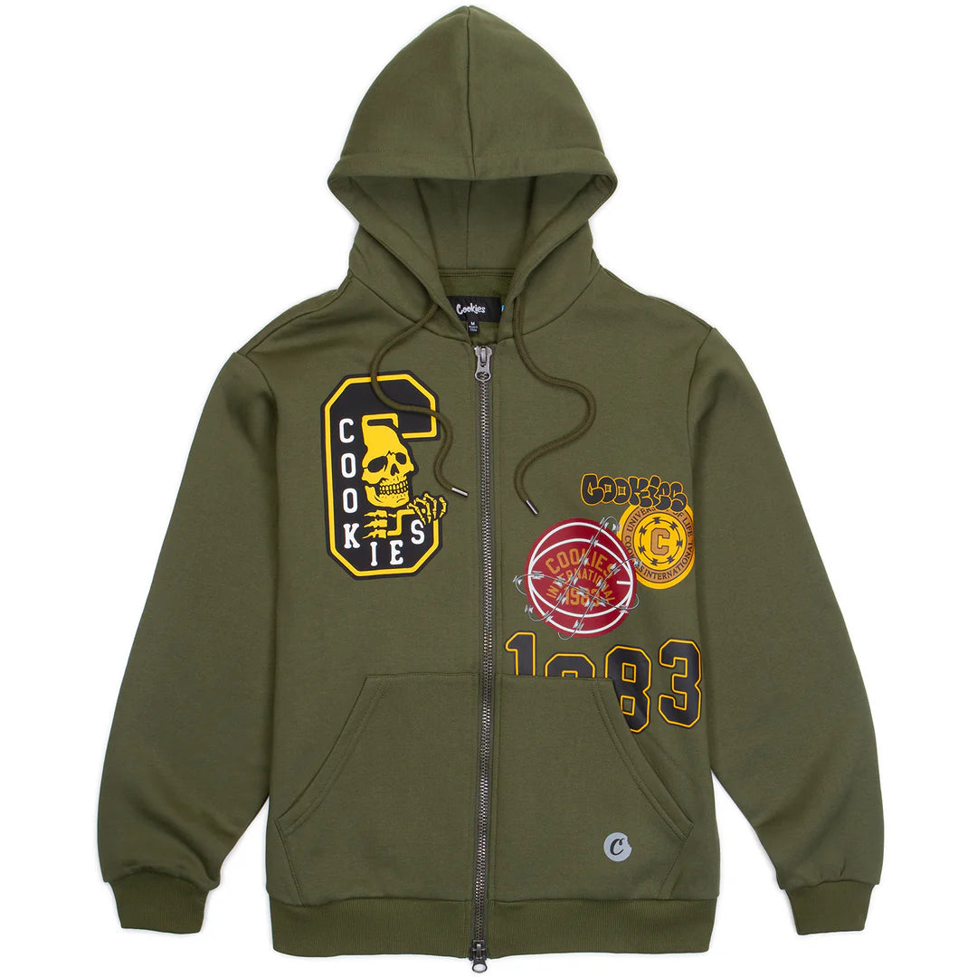 cookies livewire full zip hoodie Jogging set olive