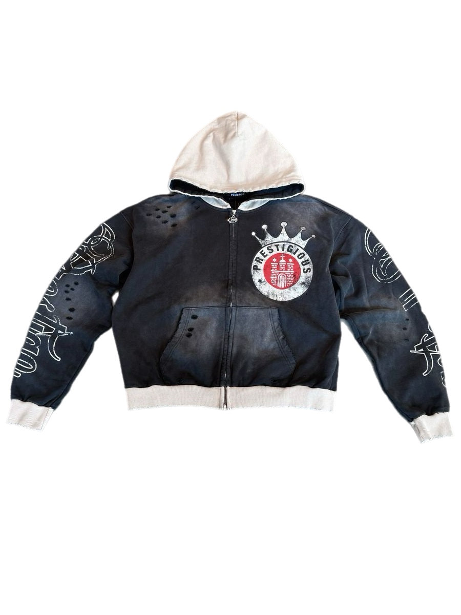 Prestige Crown Hoodie black