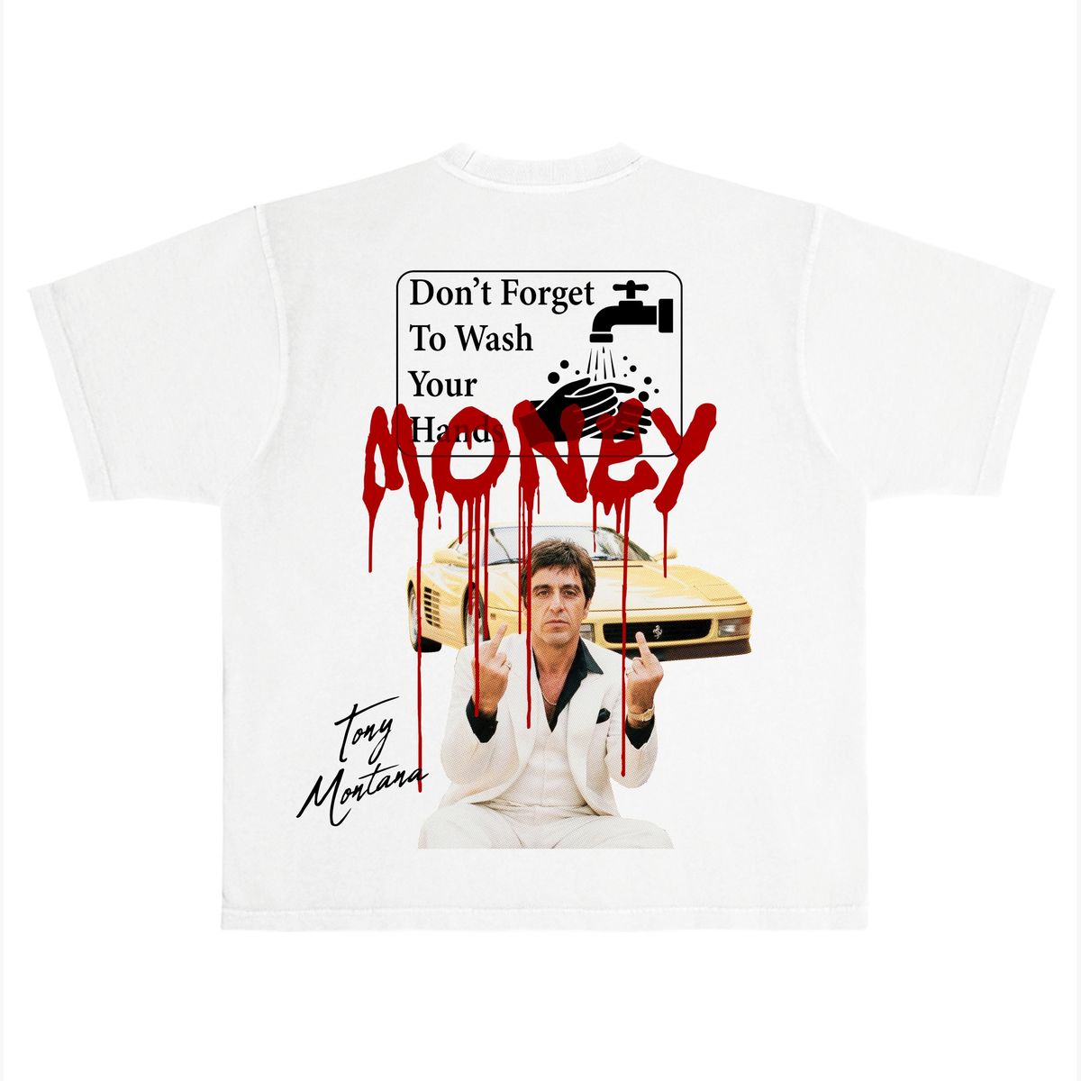 RICH IDOLS “DON’T FORGET” WHITE TEE