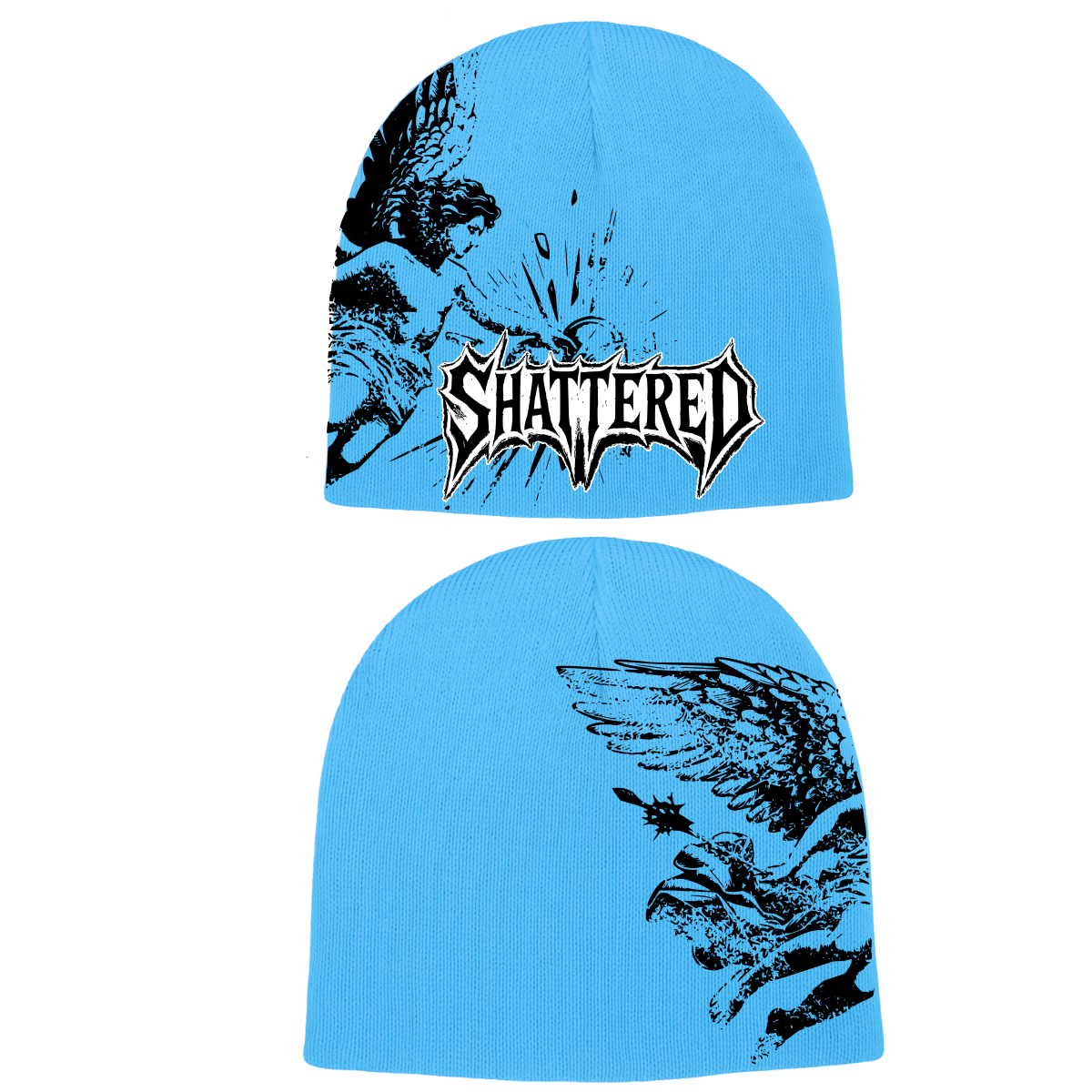 Shattered Hearts Catching Feelings Beanie – Blue