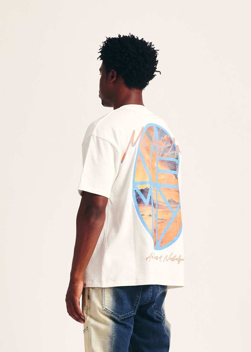 Memory lane DESERT SCENE TEE - OFF WHITE (ML-ST25-106)