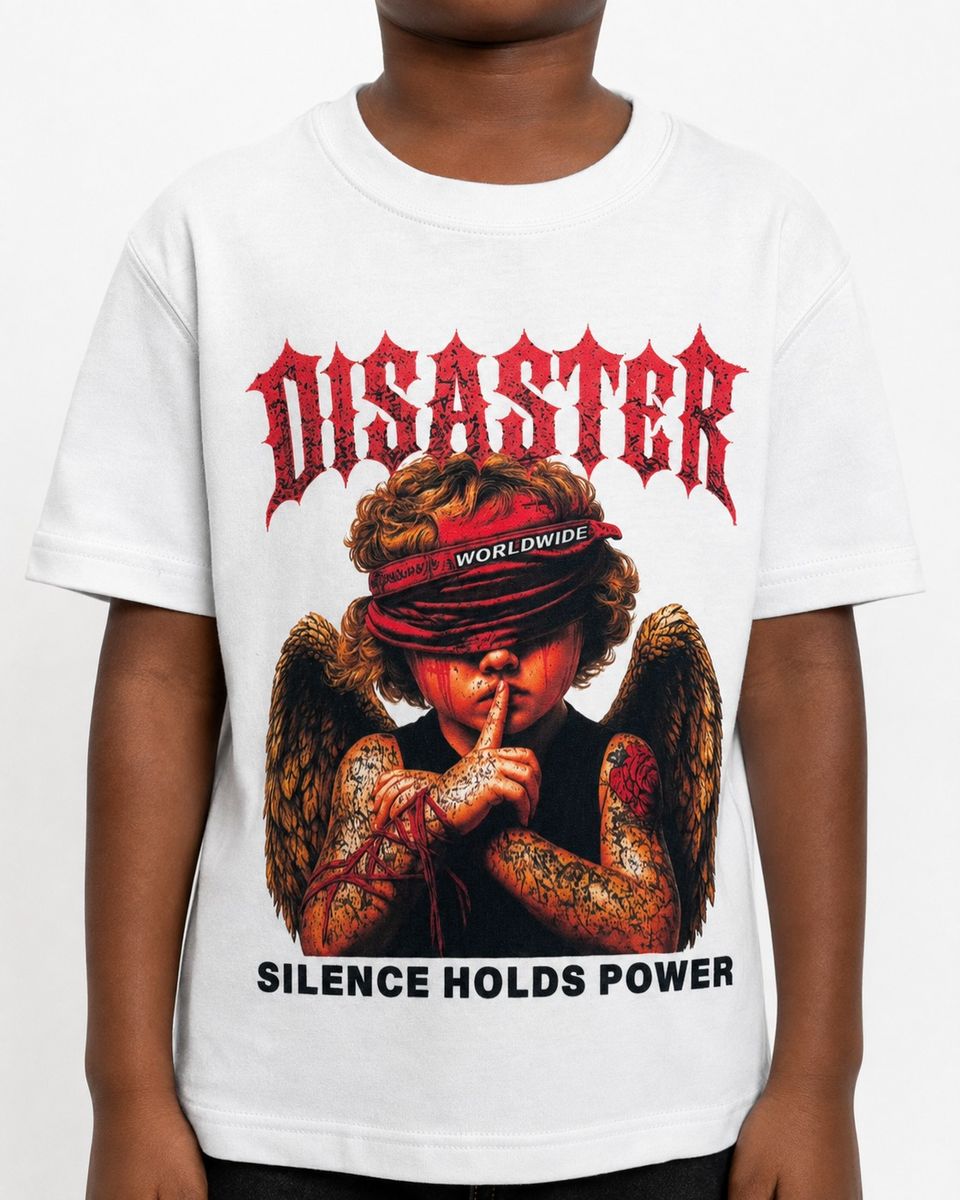Dstrkt Kids Tee Silence White