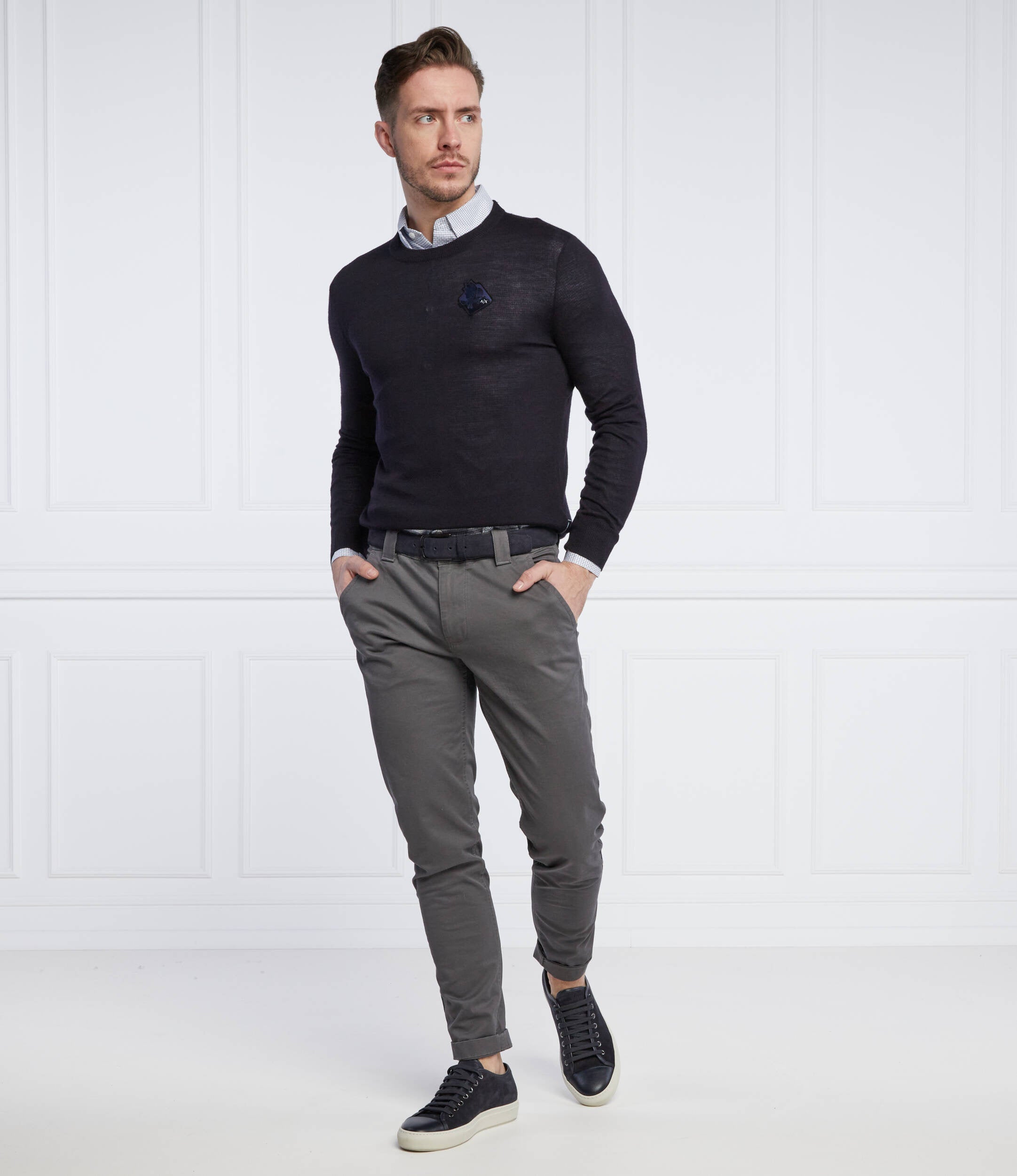 Armani exchange Navy sweatshirts