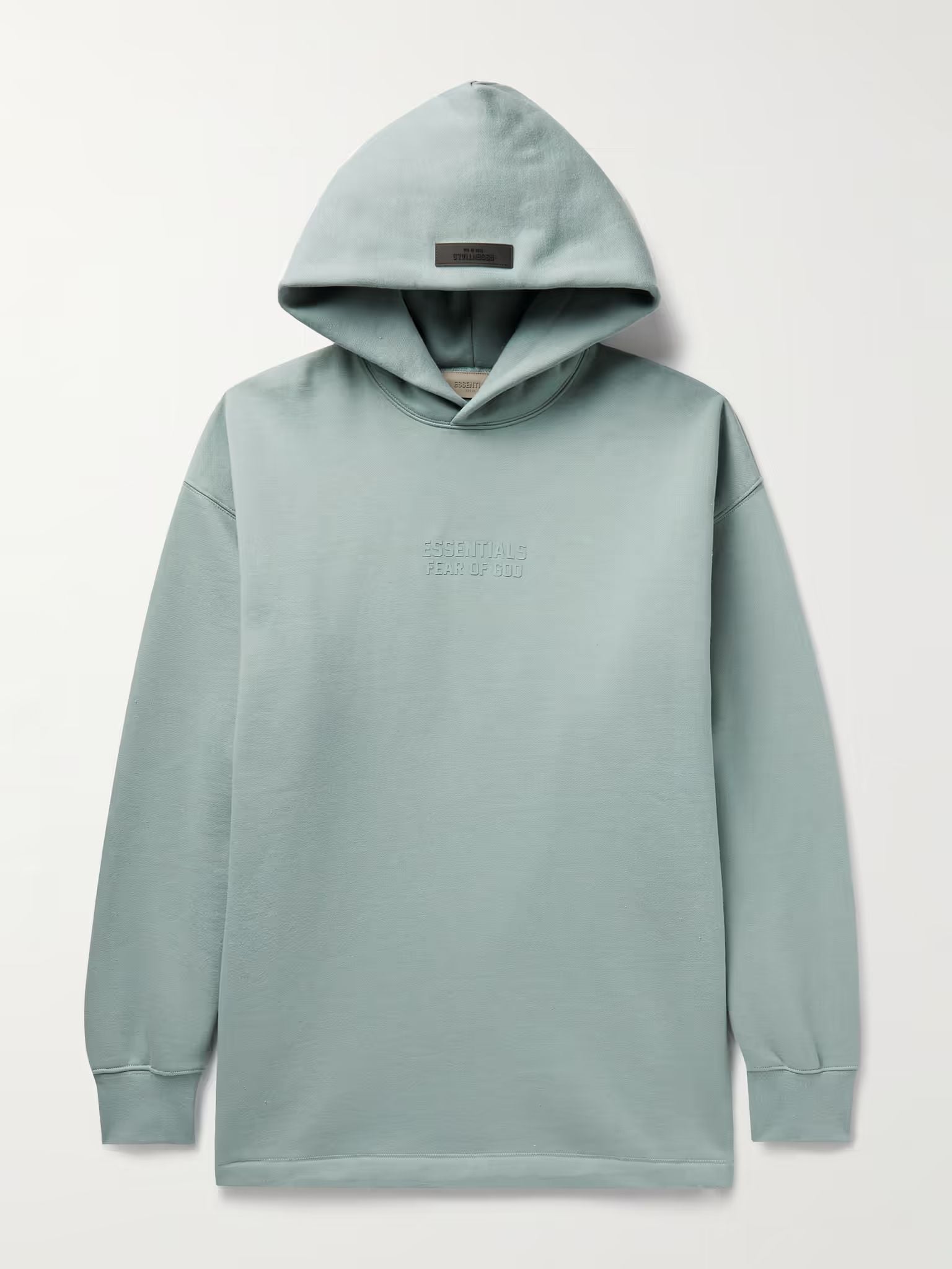 FEAR OF GOD ESSENTIALS
Oversized Logo-Appliquéd Cotton-Blend Jersey Hoodie
