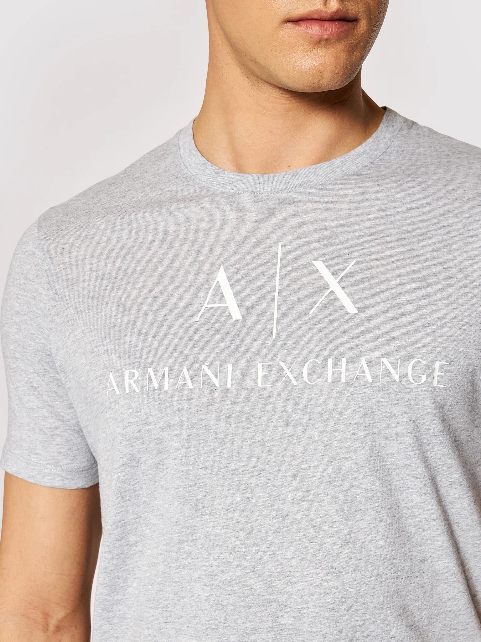 Armani Exchange Grey Slim Fit Tshirt