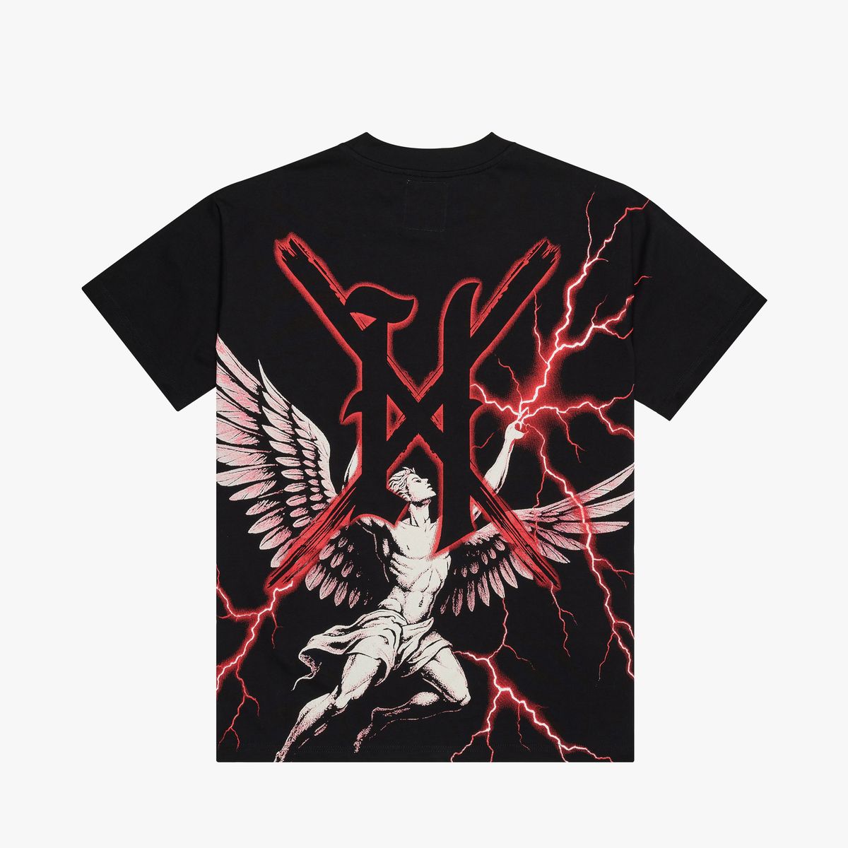 xhostile – rib cage black tee (xh-0023)