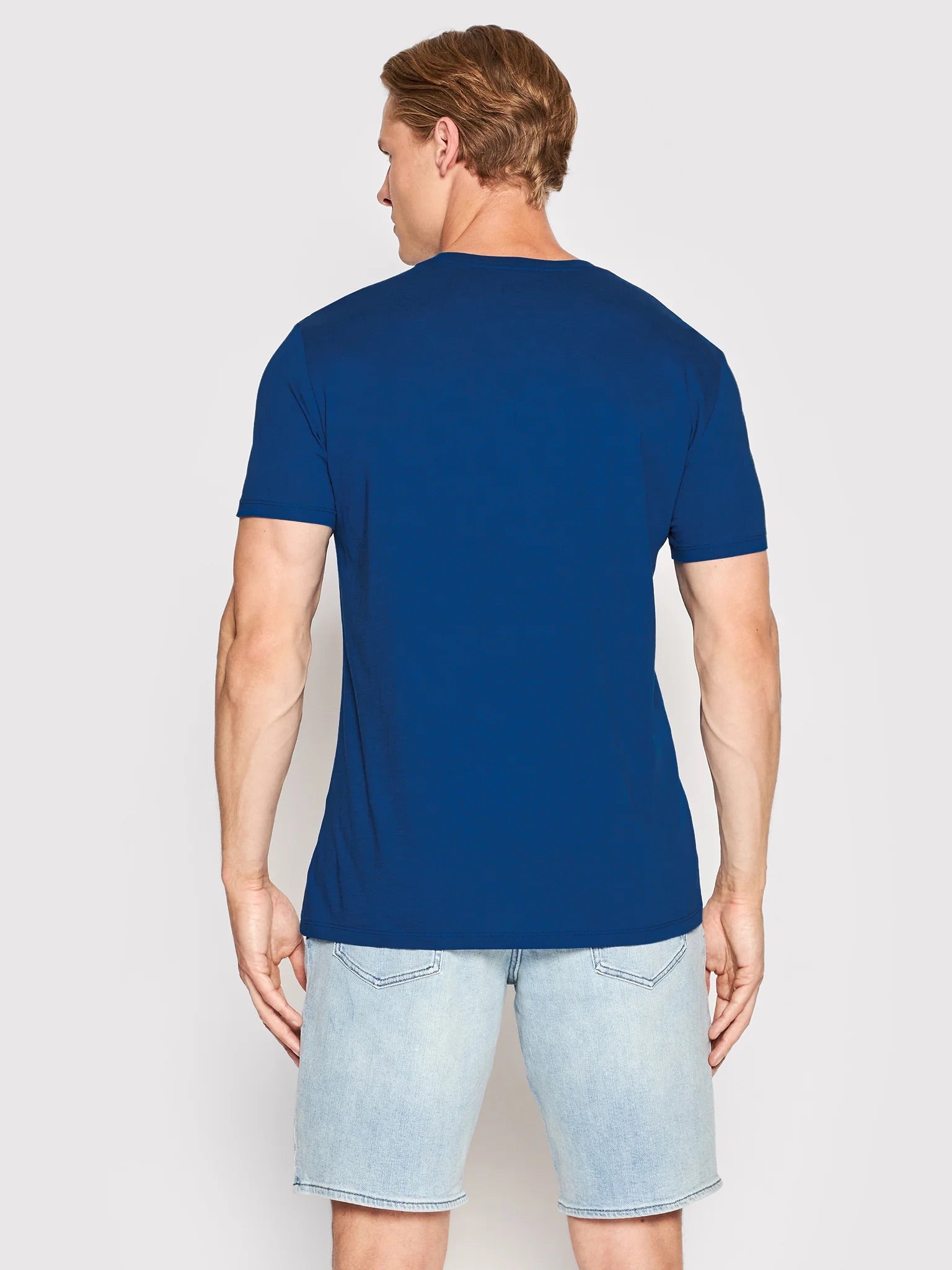 Armani Exchange Slim Fit Blue Tshirt