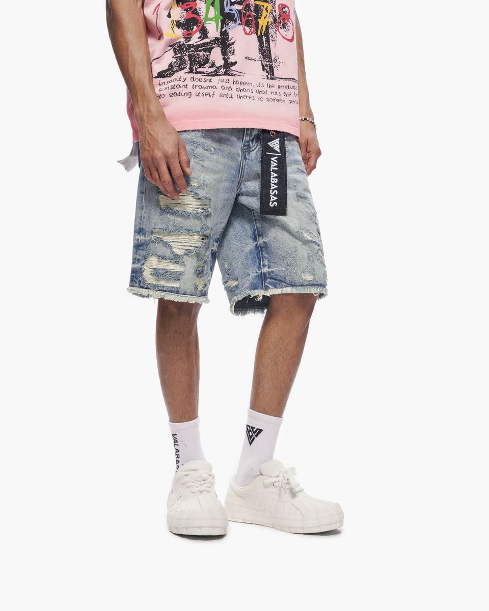 Valabasas CLIPPED" DENIM SHORTS (VL