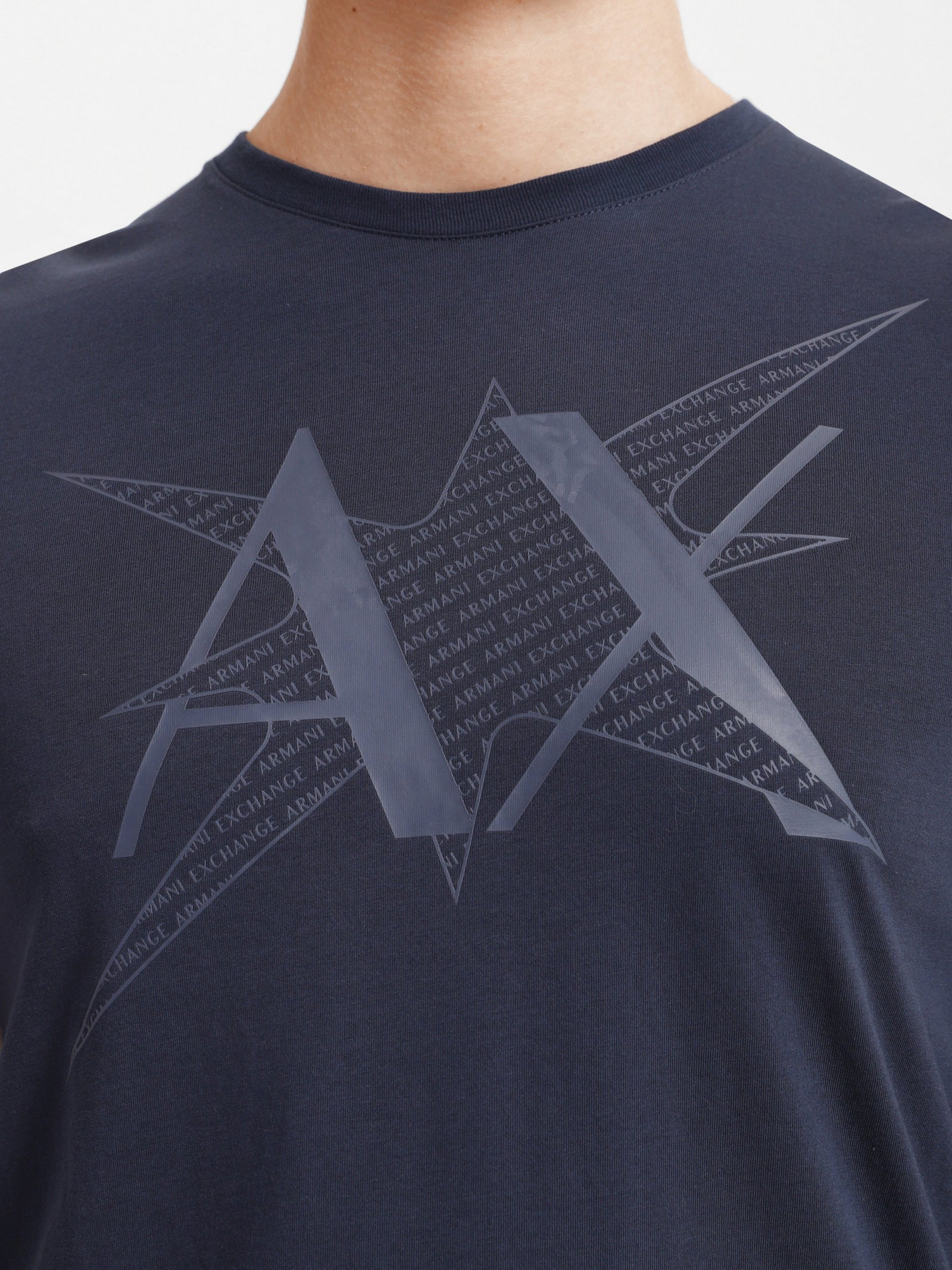 Armani Exchange Slim Navy Tshirt