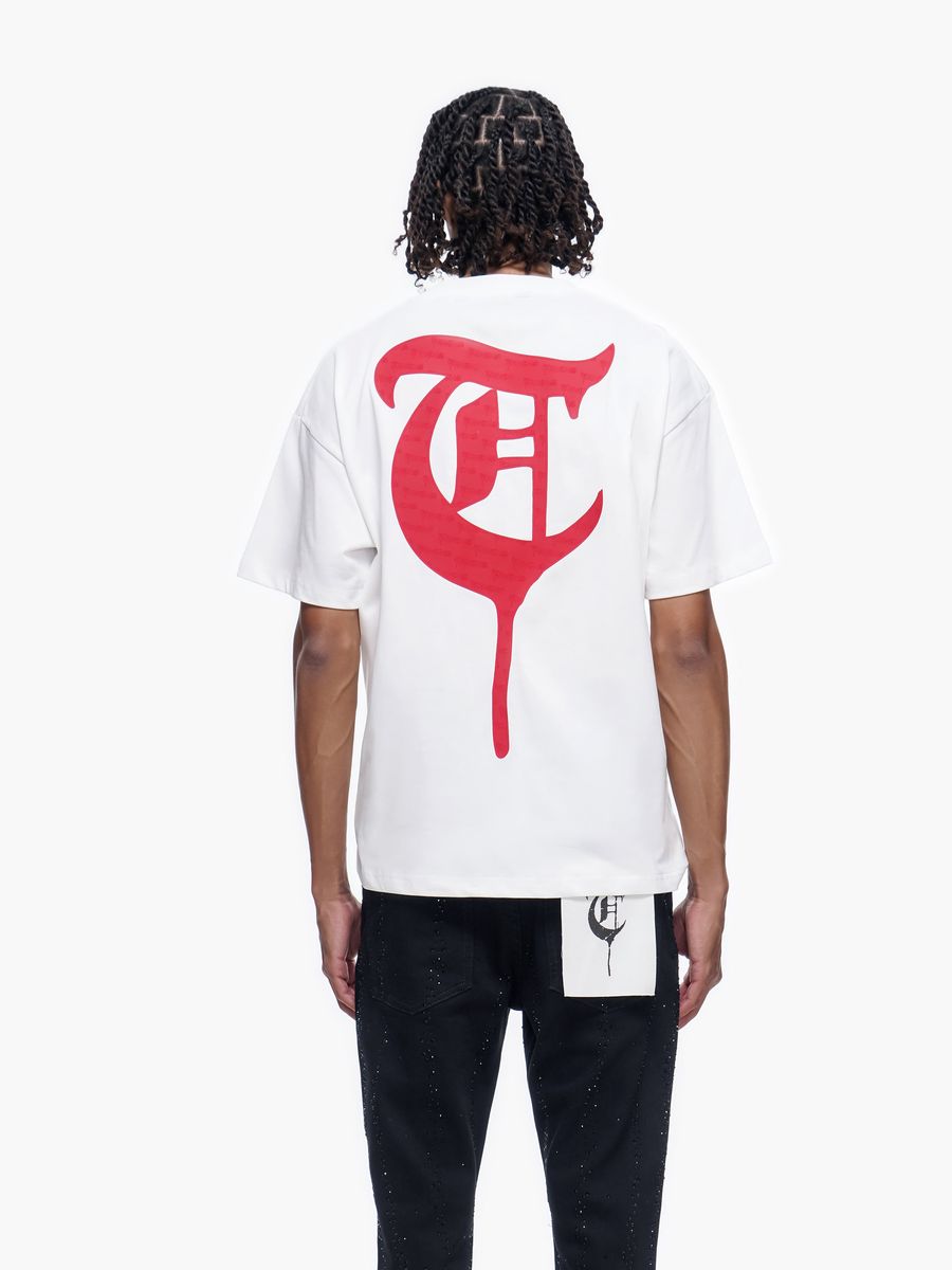 TRNCHS
"BUILT IN VENOM" WHITE TEE