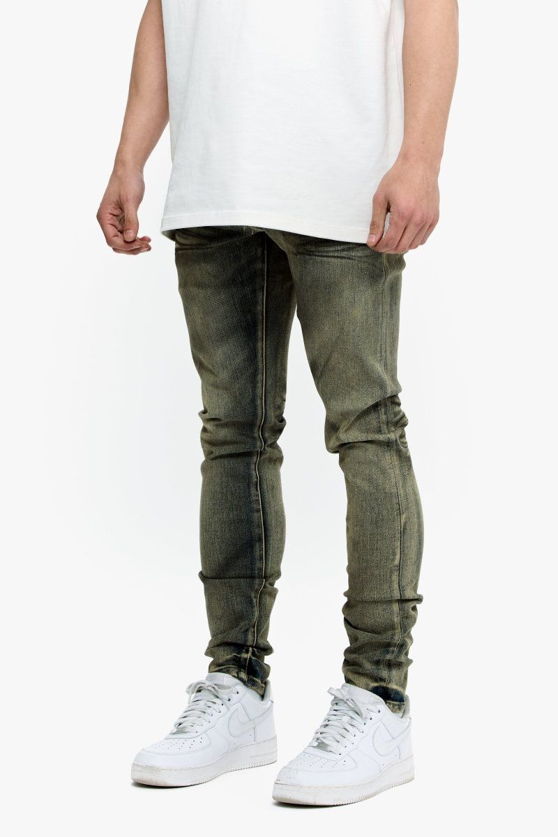 Valabasas Mr.Flex Skinny Brown/Blue Vintage washed