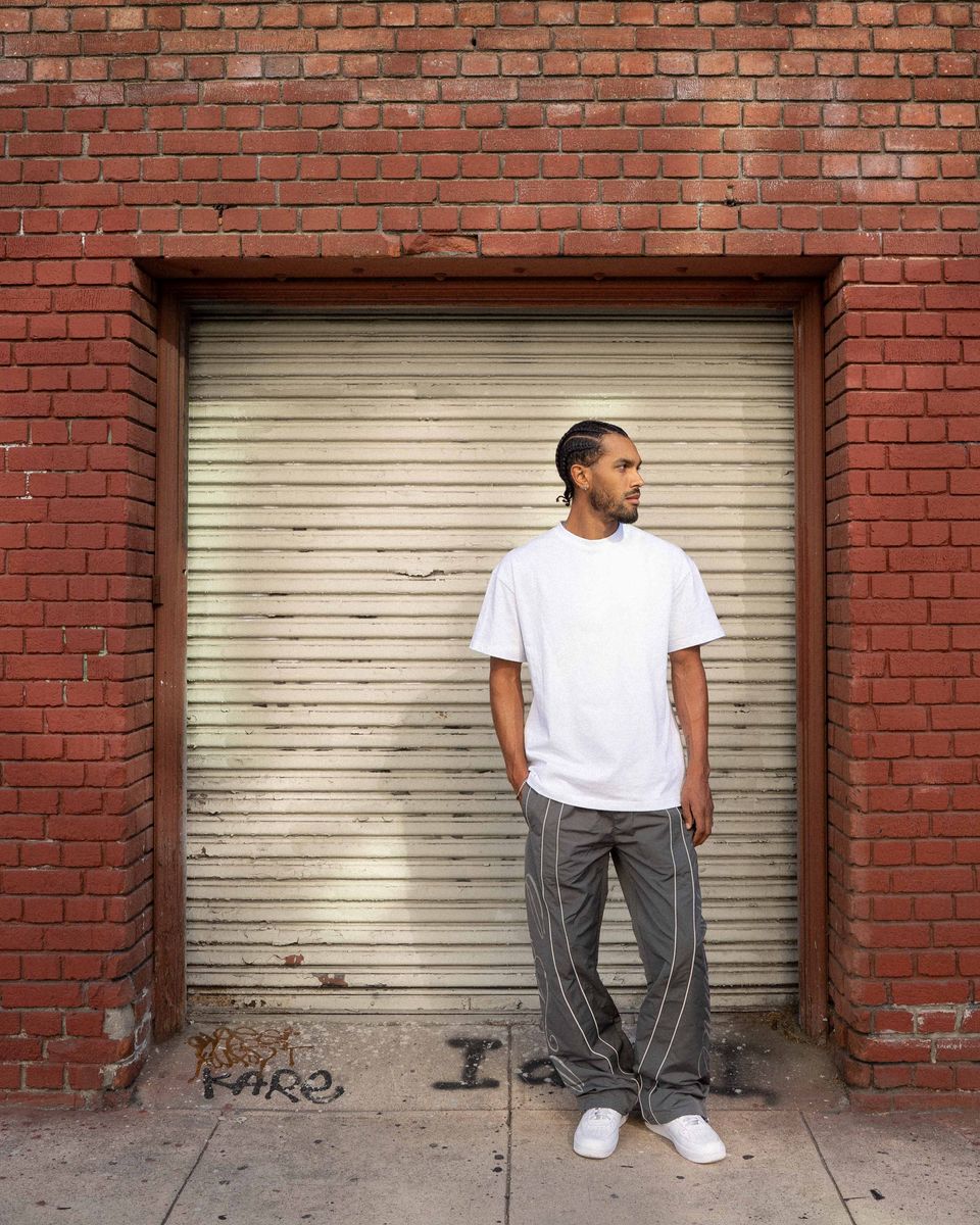 Eptm Monogram Pants- Charcoal