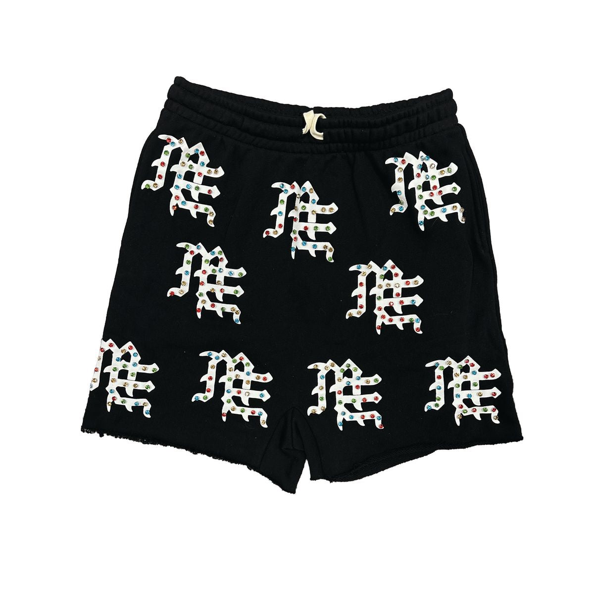 Mixed emotions Black 'ME' Logo Shorts