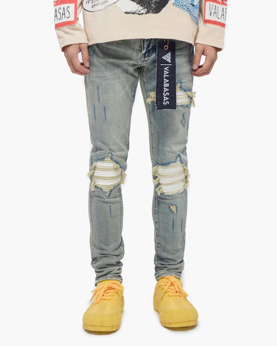 Valabasas solmere skinny jeans - light blue