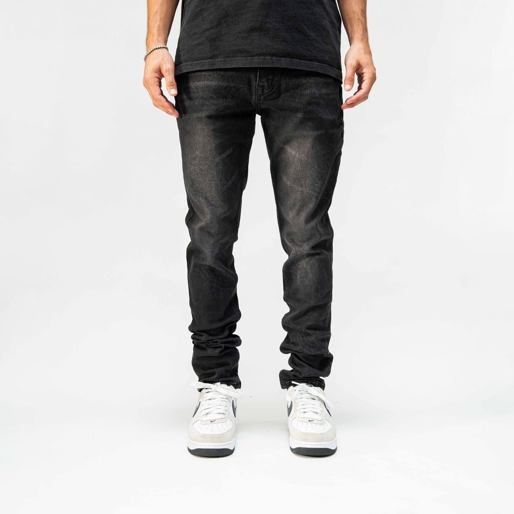 PALI “SKULL” FADE BLACK JEANS