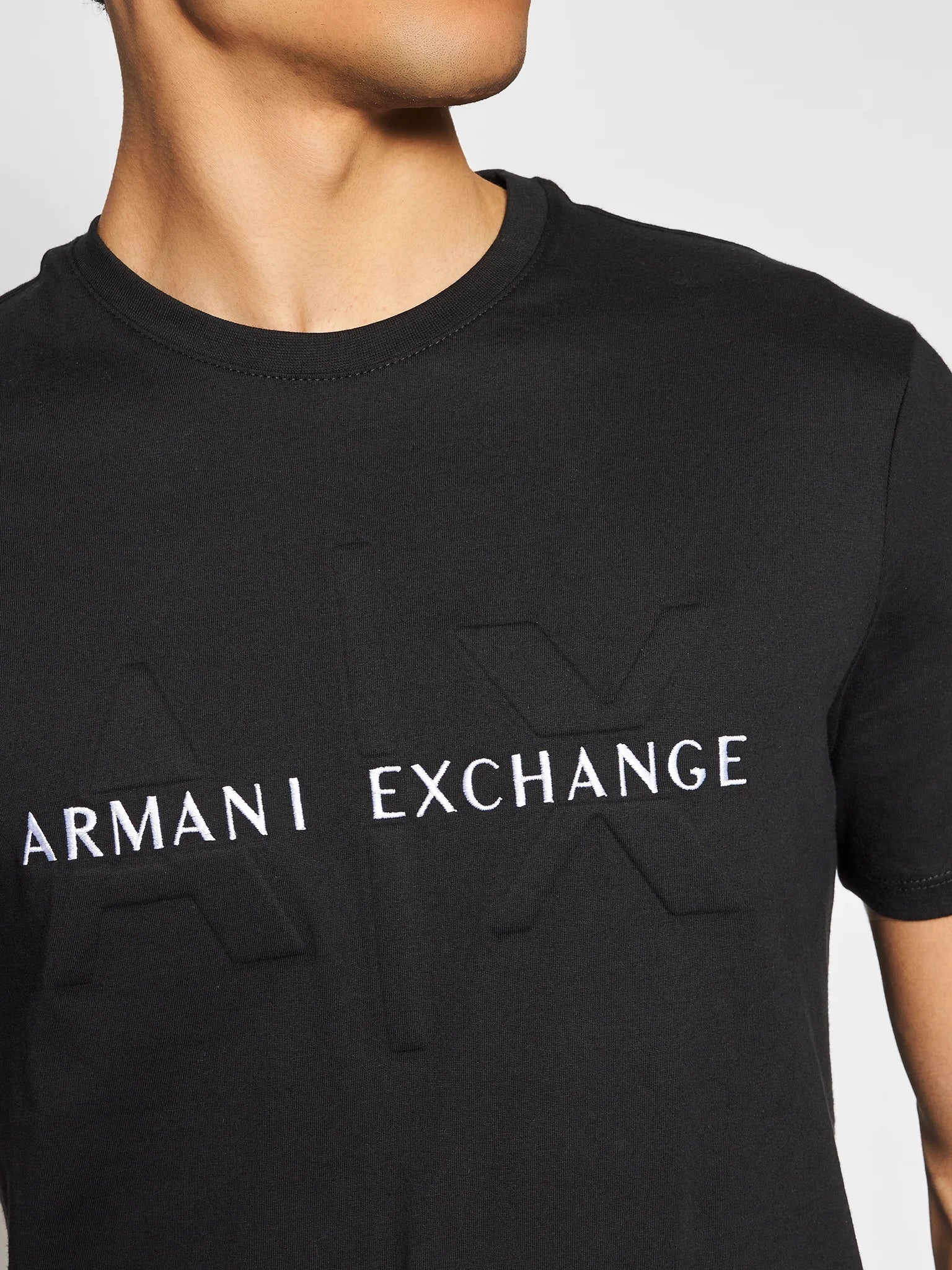 Armani Exchange Regular Black 3D Tshirt