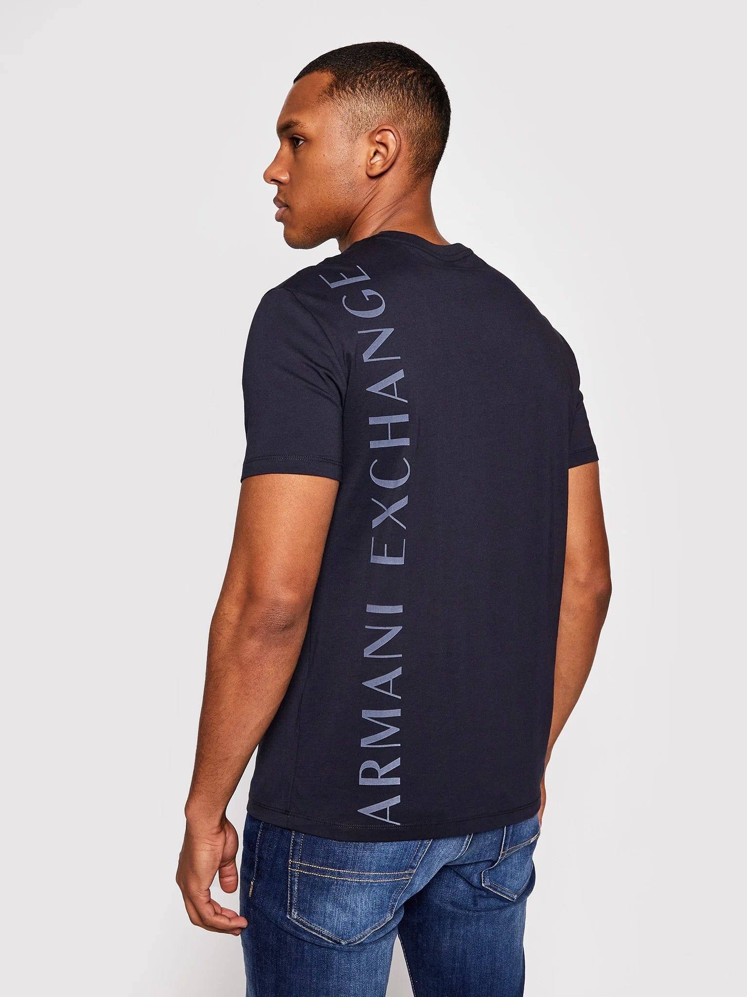 Armani Exchange Regular Navy Tshirt