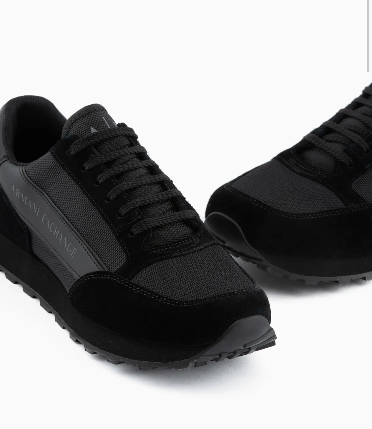 Armani exchange Logo lettering leather sneakers