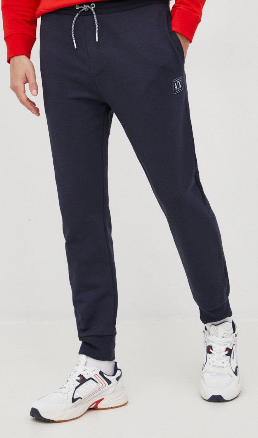 armani exchange navy men trousers pants