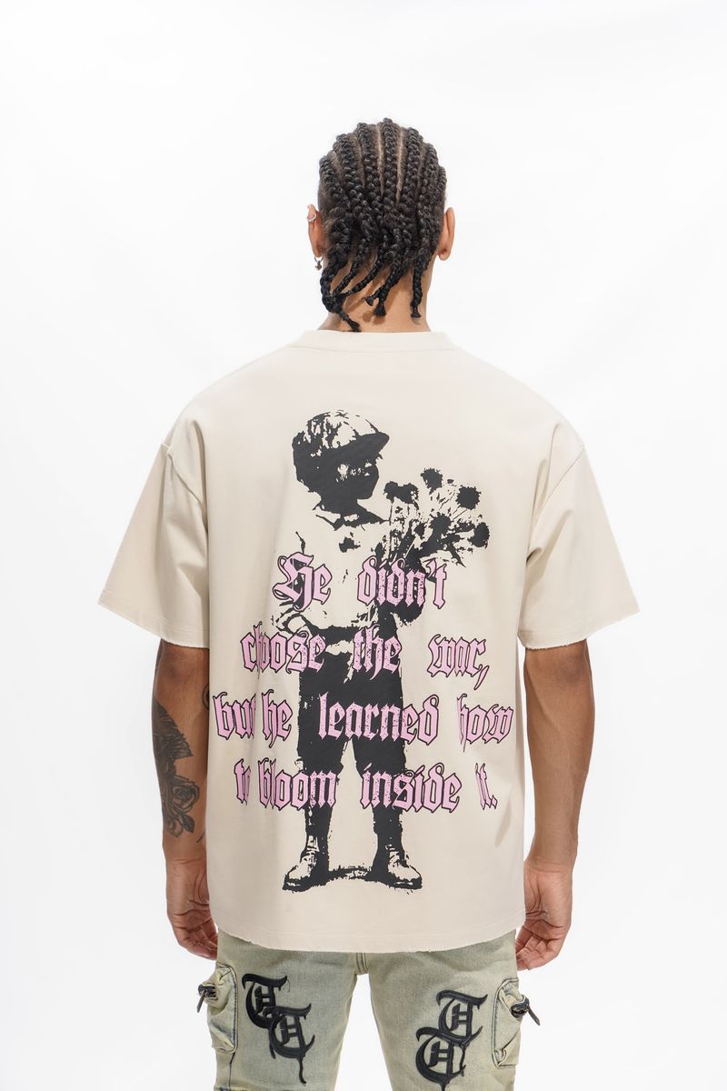 The Trnchs "THORNS & PURPOSE" Pale Apricot Tee