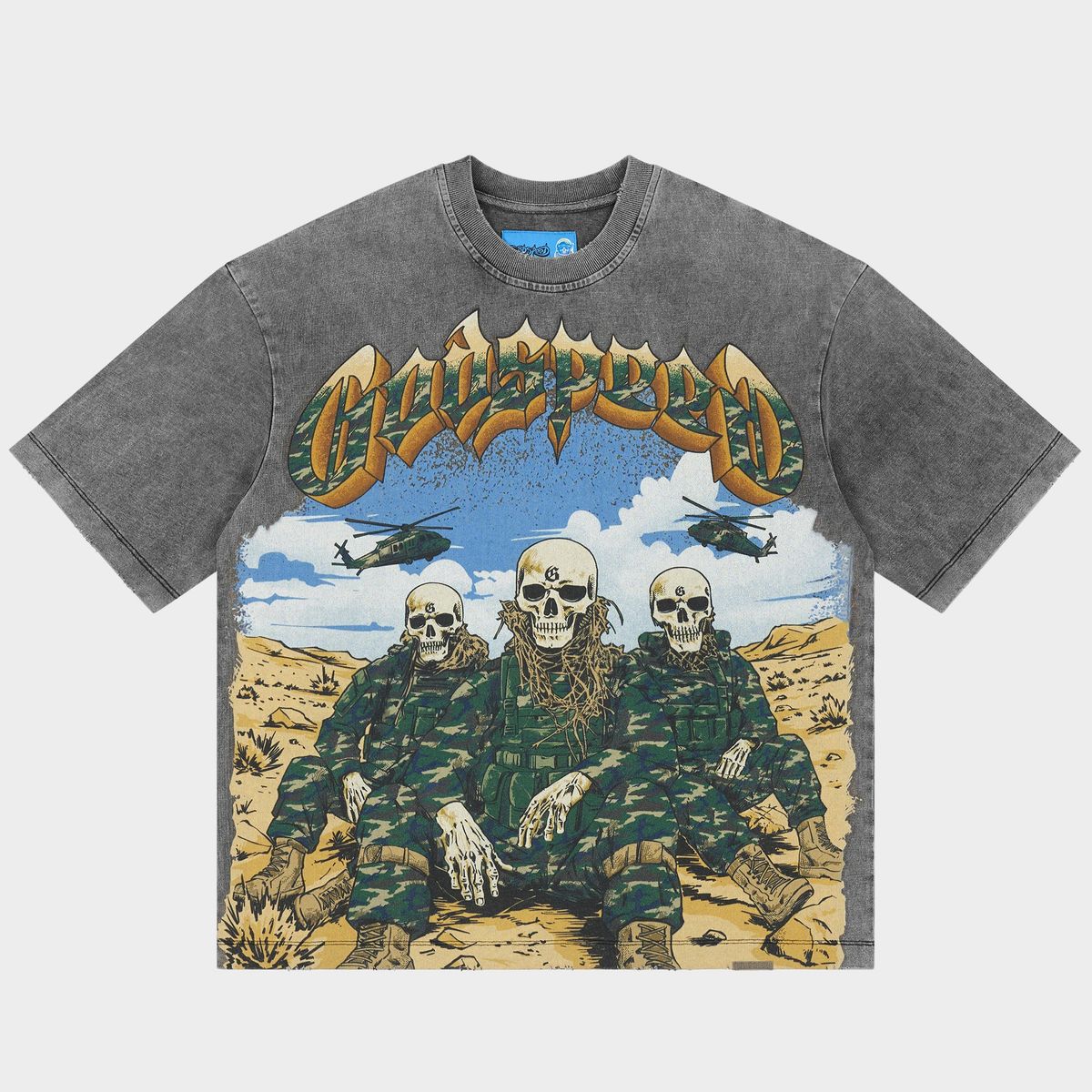 Godspeed Squadron NG T-shirt (Grey Wash)