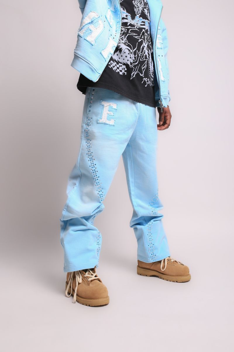 Elements of Art Cluster Jogger pants – Light Blue "Cluster" Sweatpants only