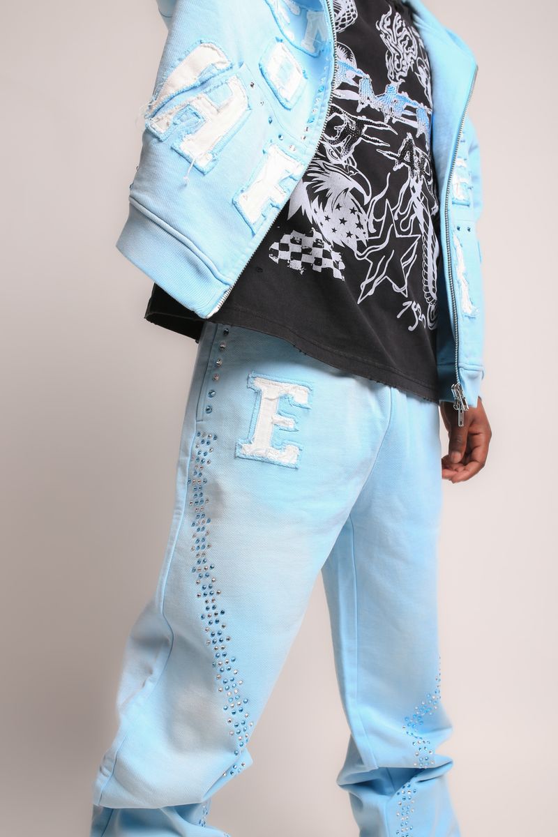 Elements of Art Cluster Jogger pants – Light Blue "Cluster" Sweatpants only