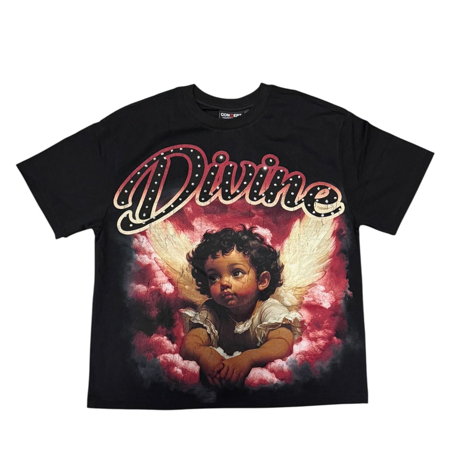 Concept "Divine 1" Tee- Blk/Red