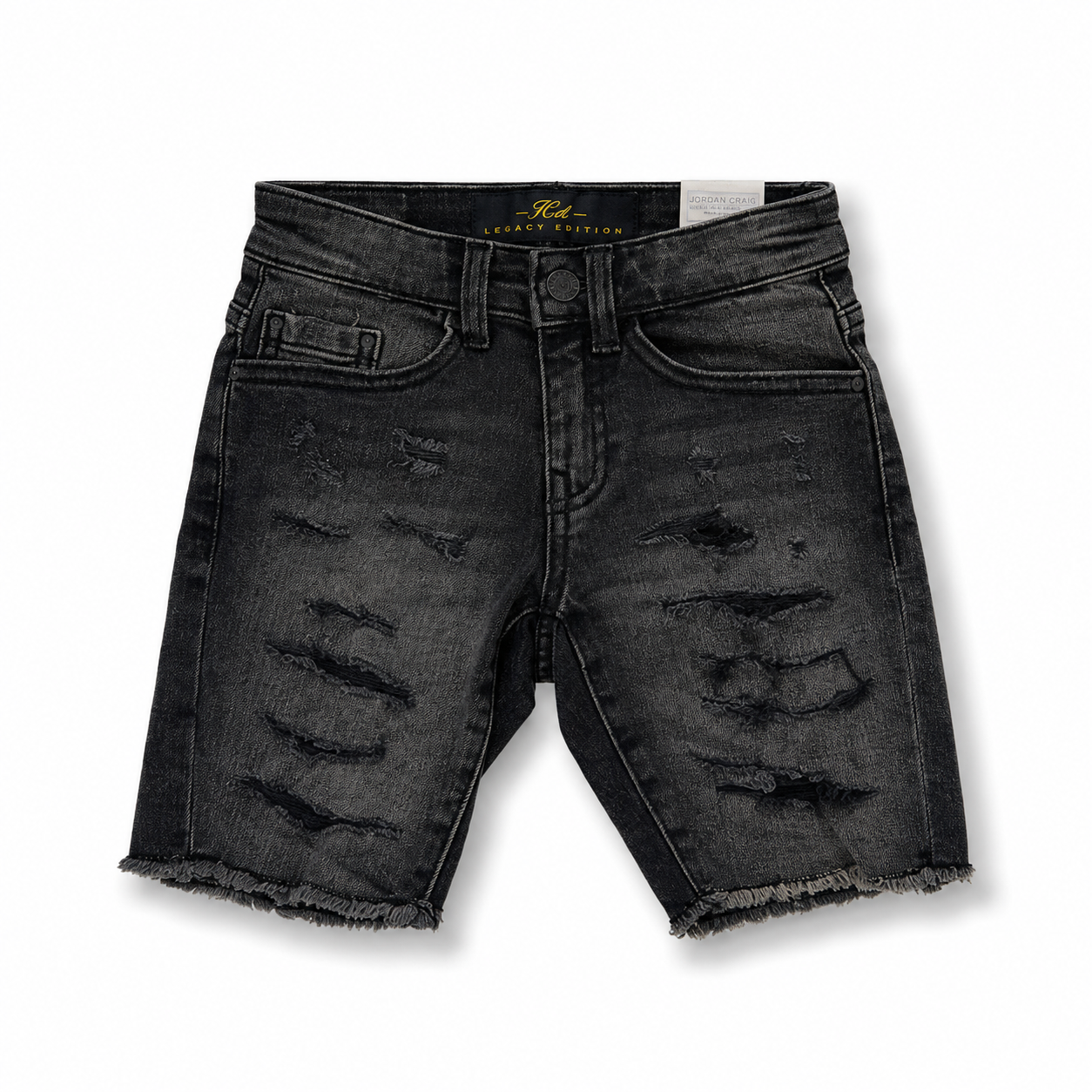 Jordan Craig Legacy Edition Boys Denim Shorts – Black Shadow | Style J31855K | Toddler & Kids