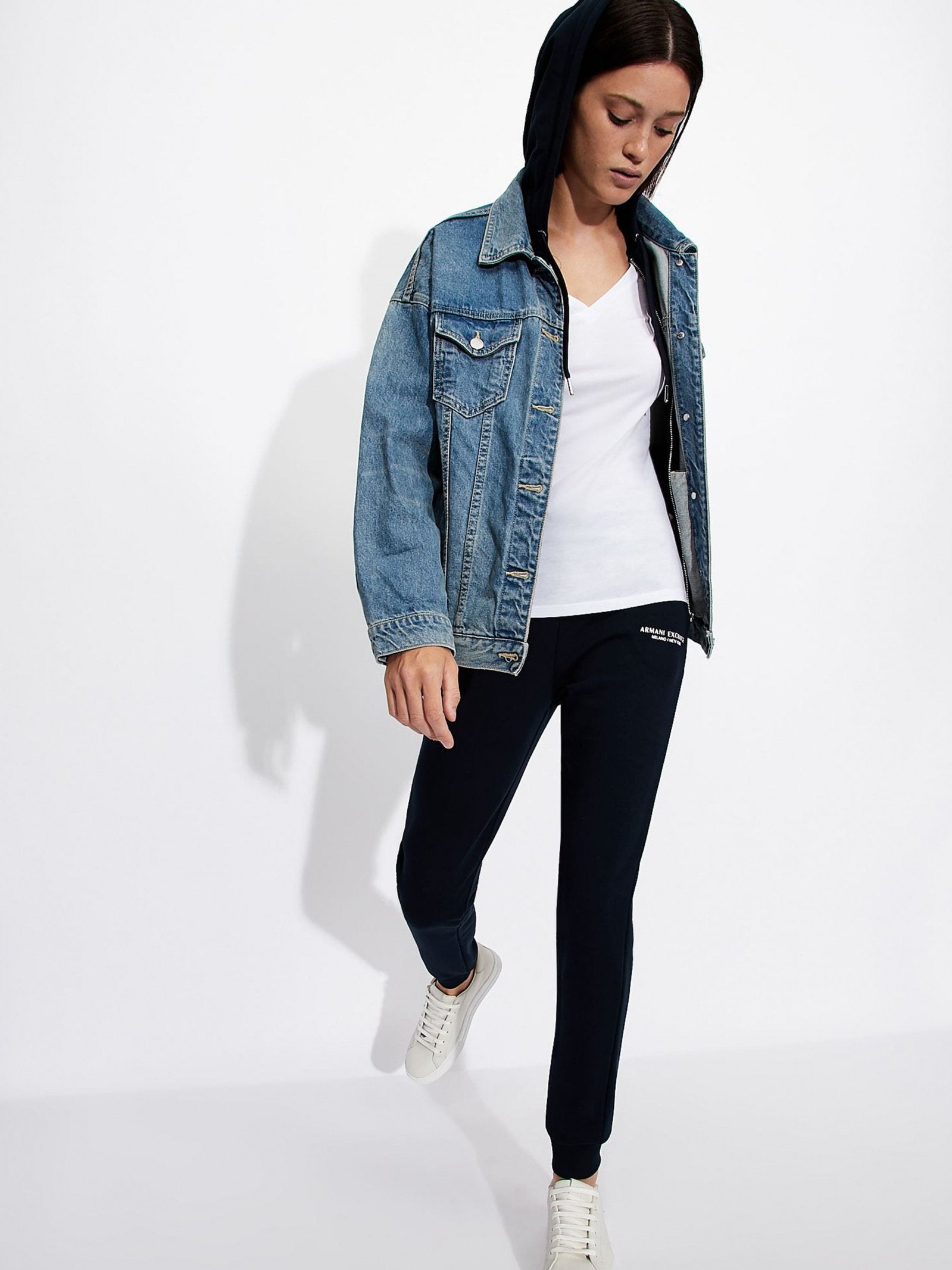 Armani Exchange Navy Trouser