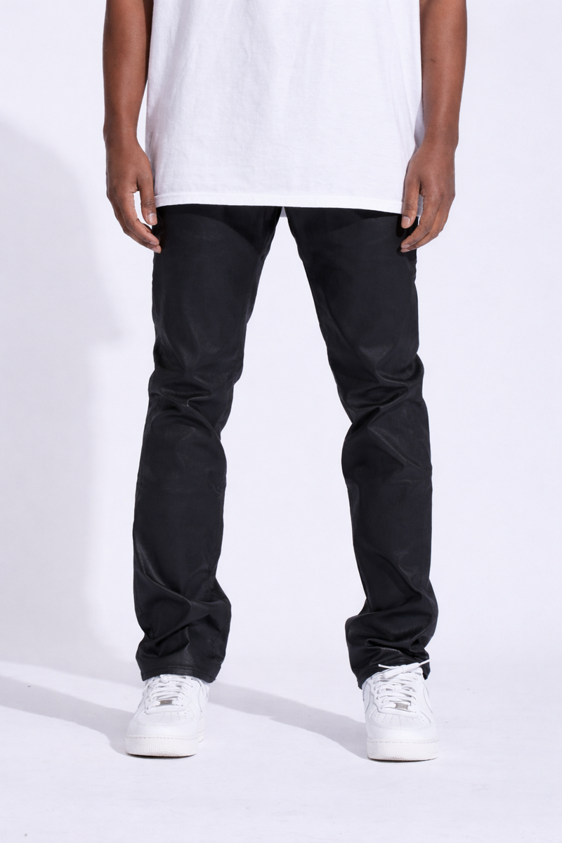 CRYSP Denim Pacific Soft Wax Straight Fit Jeans – Black Wax