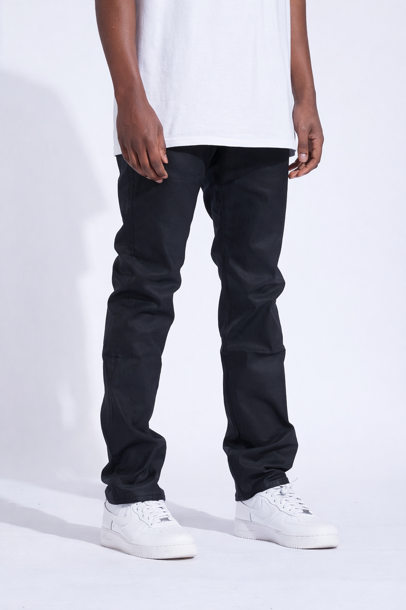 CRYSP Denim Pacific Soft Wax Straight Fit Jeans – Black Wax
