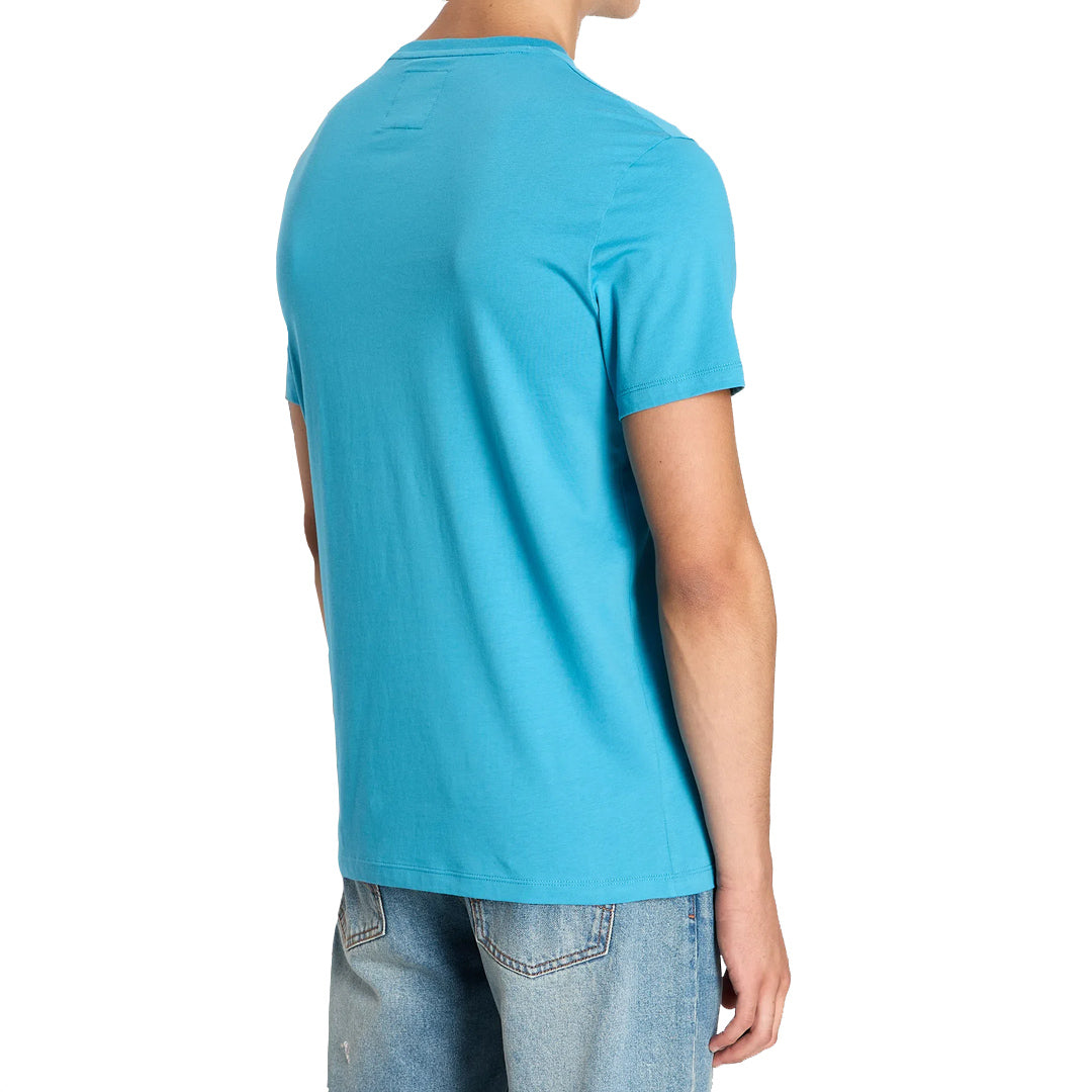 Armani Exchange Icon AIX Logo Teal T-Shirts