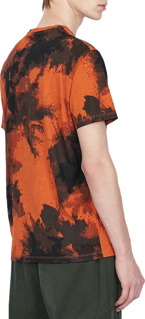 Armani Exchange Burnt Orange / Black T-Shirts