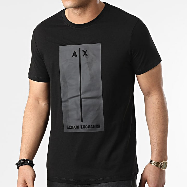 Armani Exchange Black T-Shirts