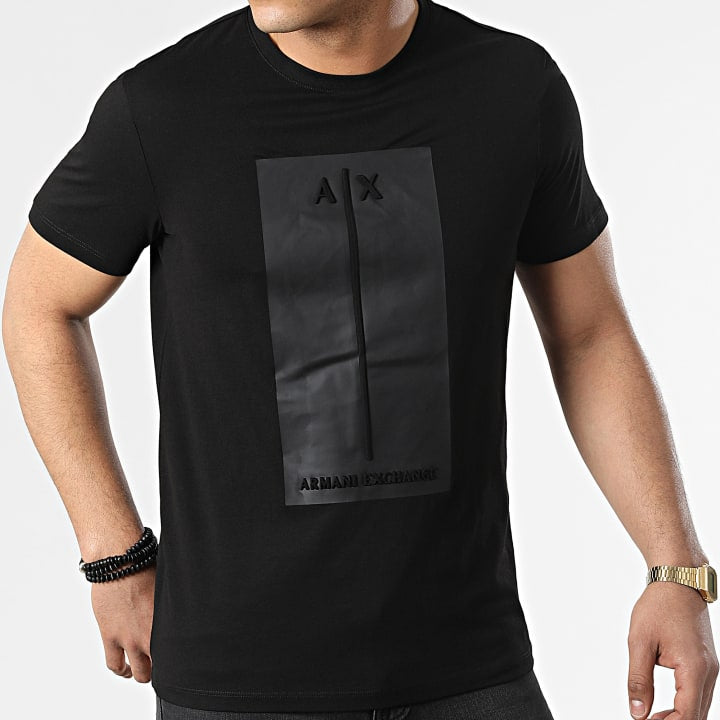 Armani Exchange Black T-Shirts