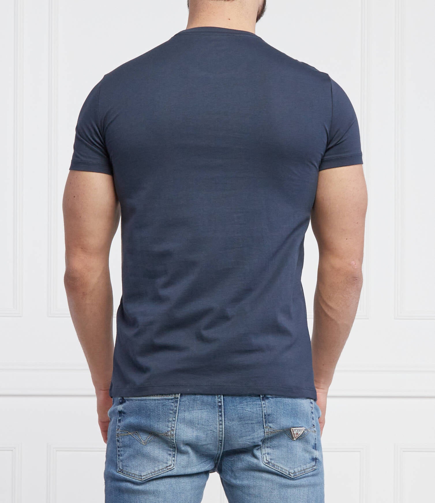 Armani Exchange Navy Black T-Shirts