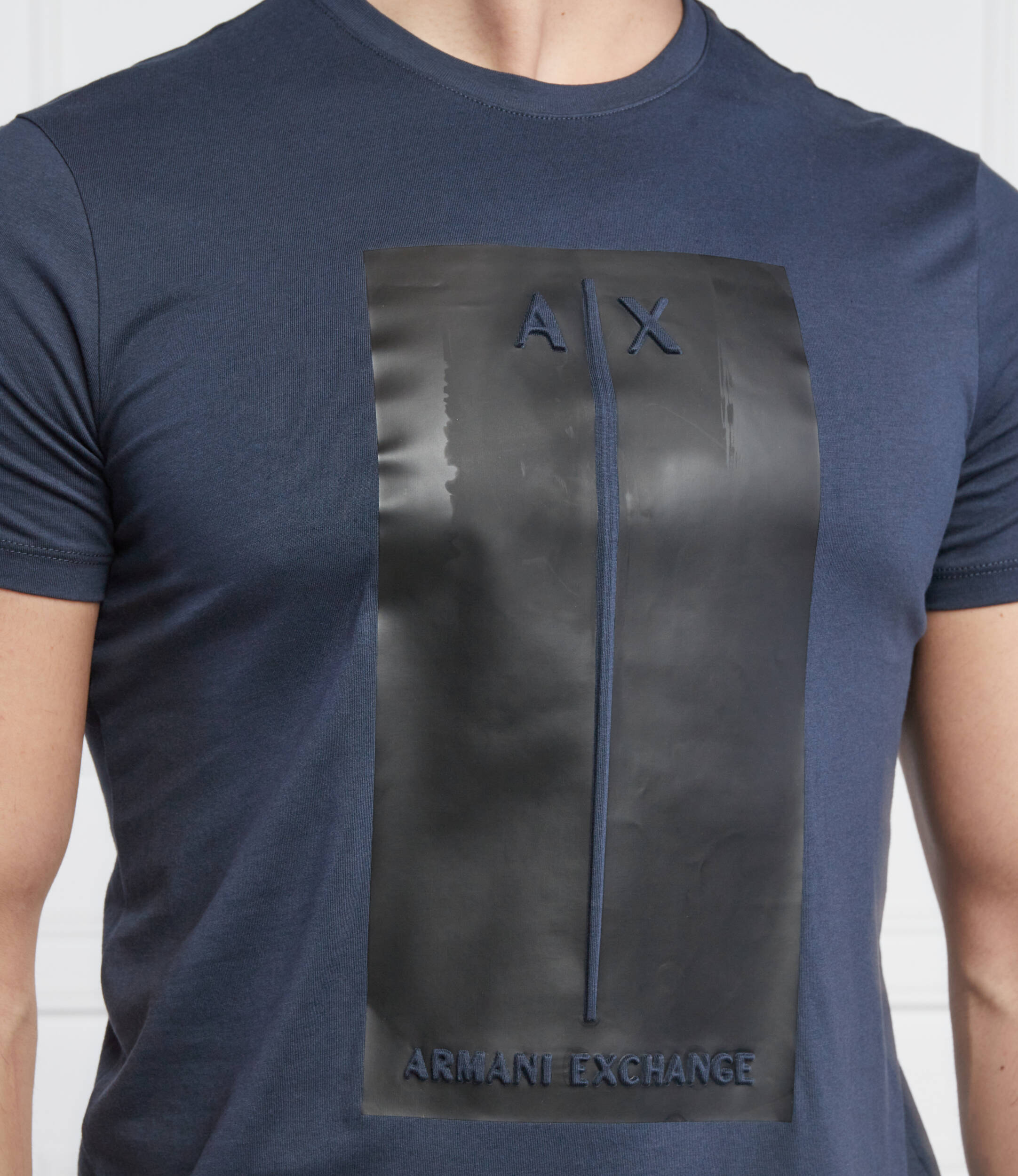 Armani Exchange Navy Black T-Shirts