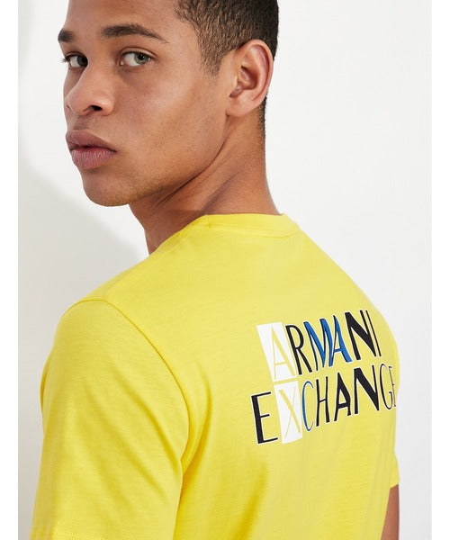 Armani Exchange Yellow T-Shirts