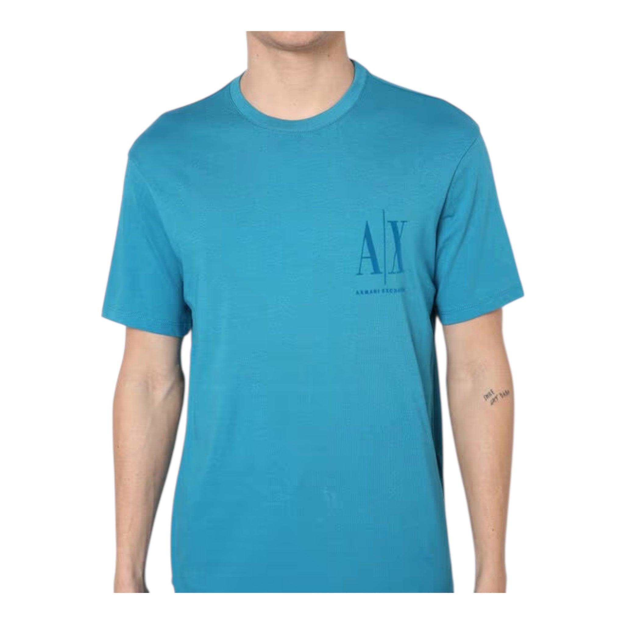 Armani Exchange teal blue T-Shirts