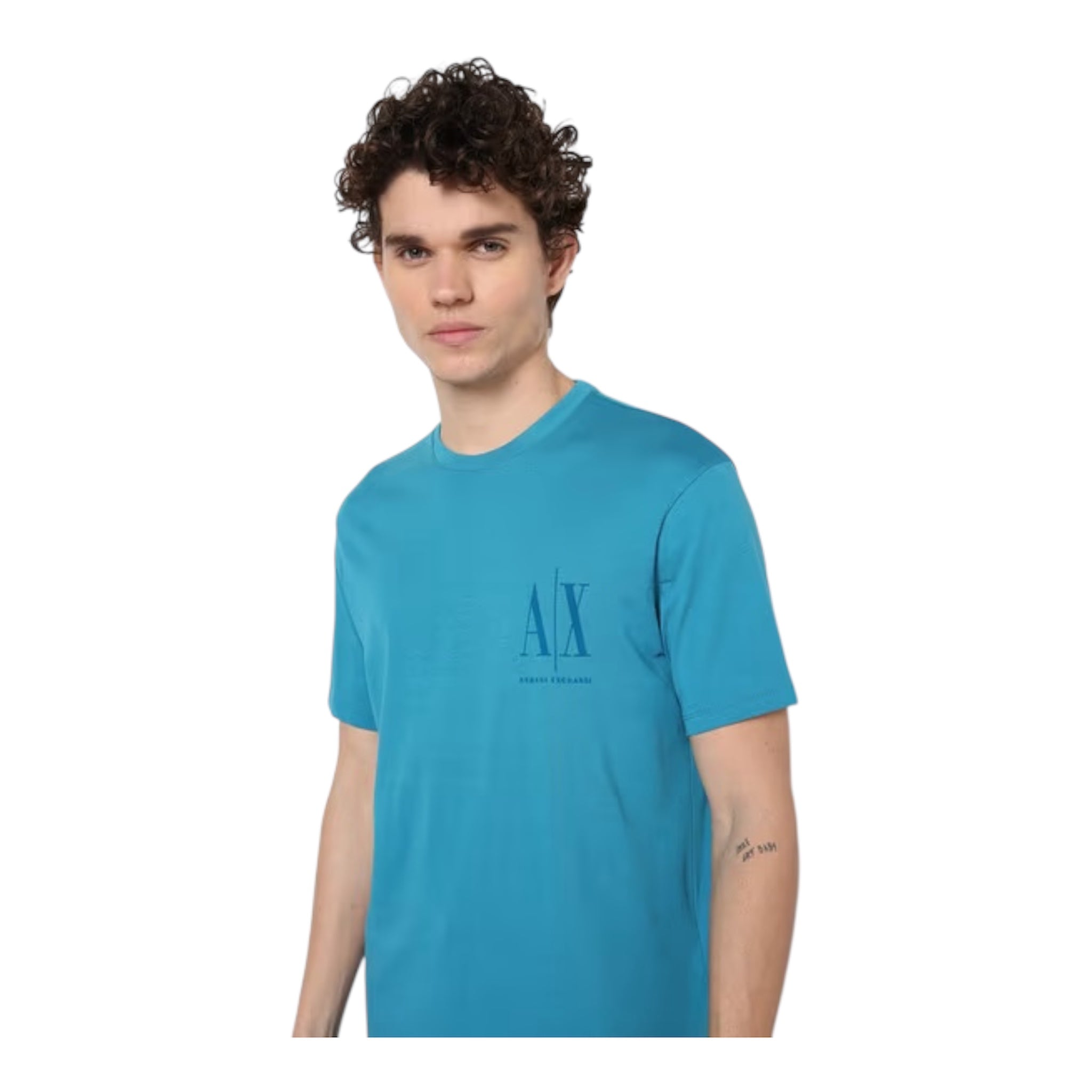 Armani Exchange teal blue T-Shirts