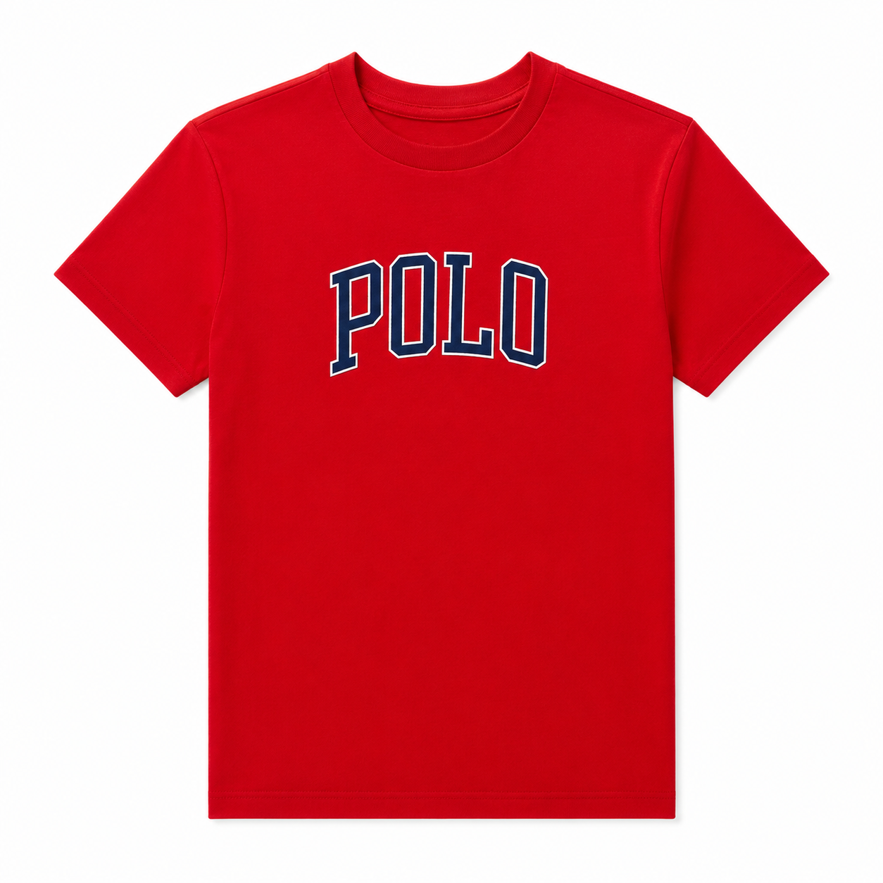 Polo Ralph Lauren Boys Red POLO Logo Cotton T-Shirt – Slim Fit Graphic Tee