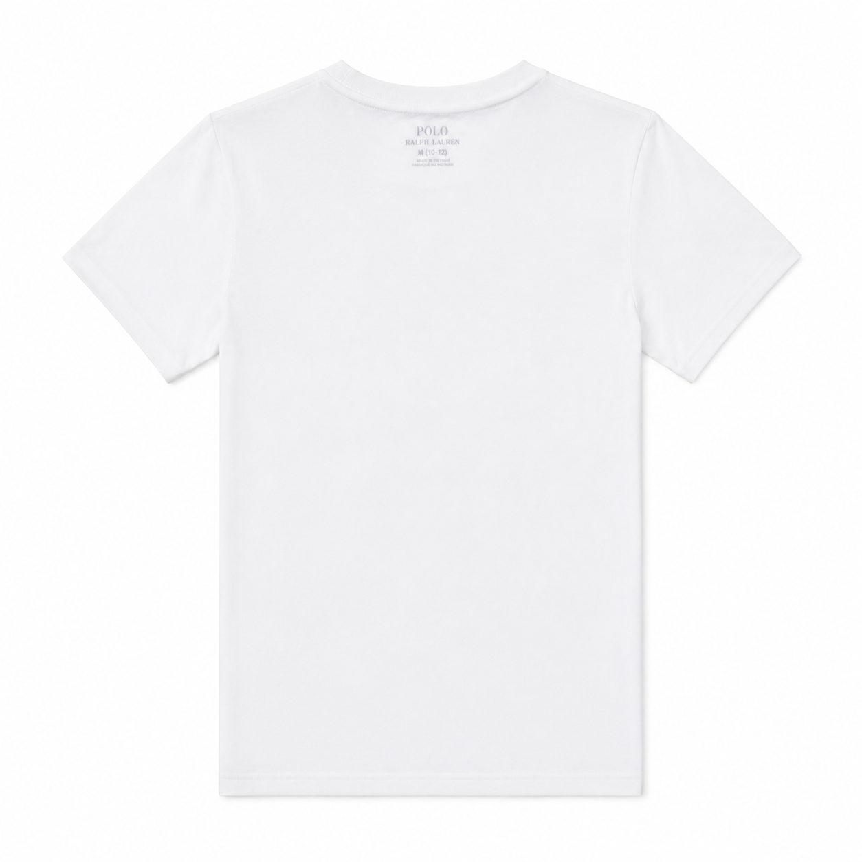 Polo Ralph Lauren Boys White Multicolor Logo Graphic Slim Fit T-Shirt