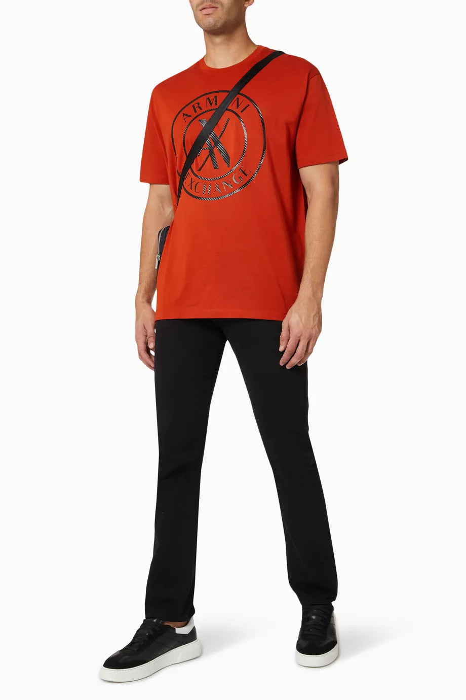 Armani Exchange bright red T-Shirts
